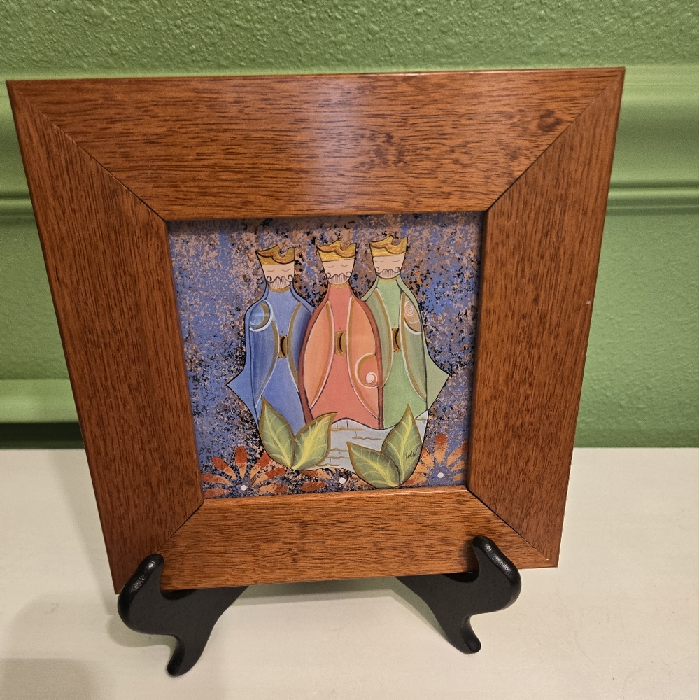 Leda 3 Kings Framed art
